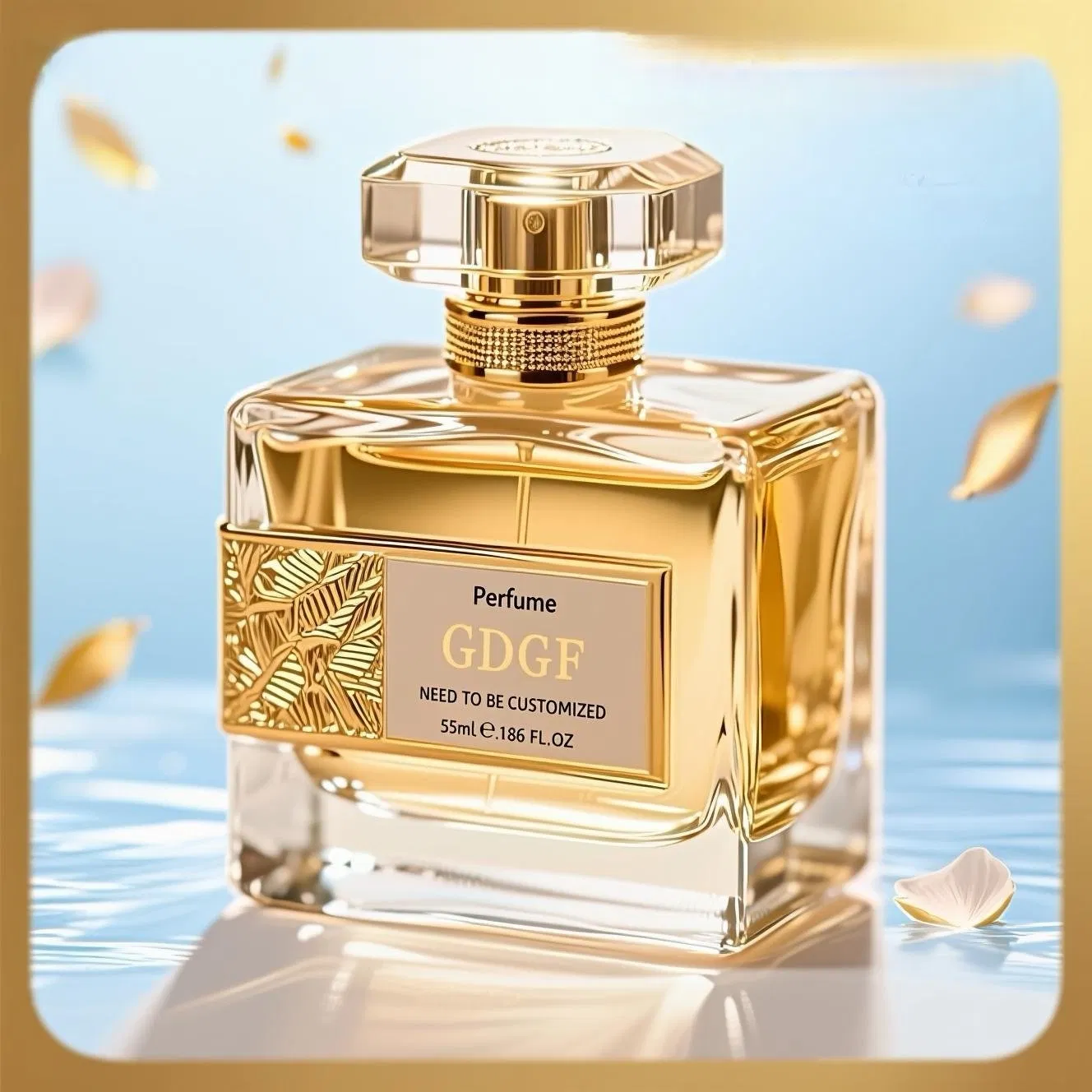 2025 Best Selling Brand Arabic Design Custom Perfume Packaging Women's Perfume