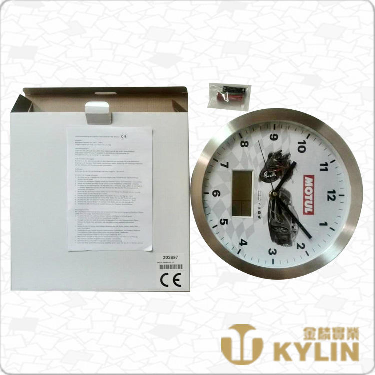 fashion Design Cheap Price Aluminum Digital Wall Clock