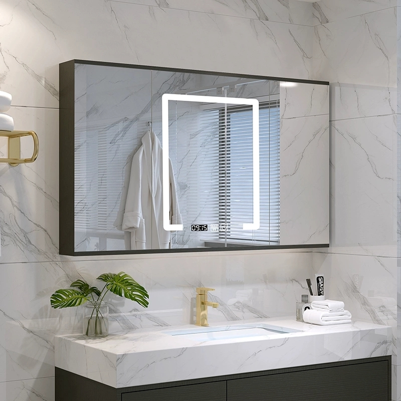 Bathroom Makeup LED Mirror with 2mm Thickness - Wall Mounted, 3000K Soft Glow