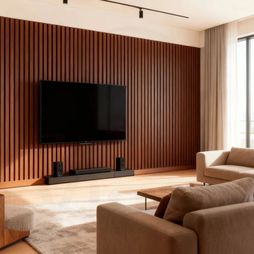 Factory Directly Selling MDF Pet Slat Panels for Modern Style Decoration