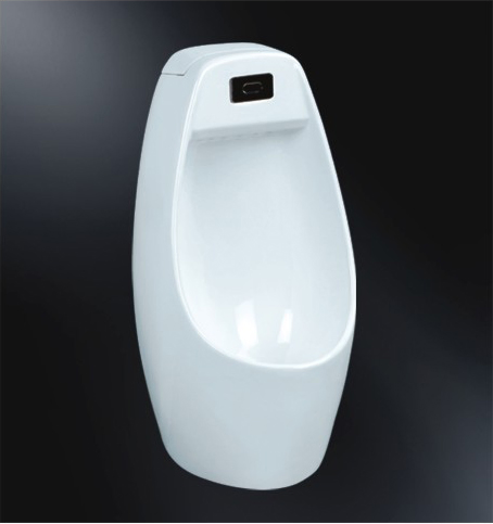 3u Wall Hung Type Touchless Ceramic Urinal with Automatic Flusher Kits