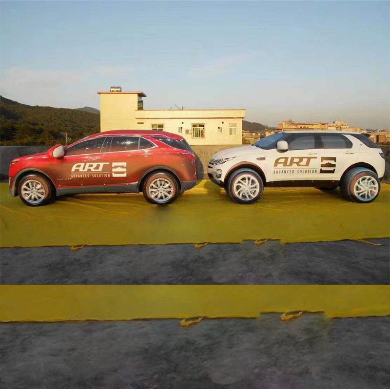 Popular Design Advertising Outdoor Car Model Giant Inflatable Coupe Model Advertising Outdoor Inflatable Racing Car