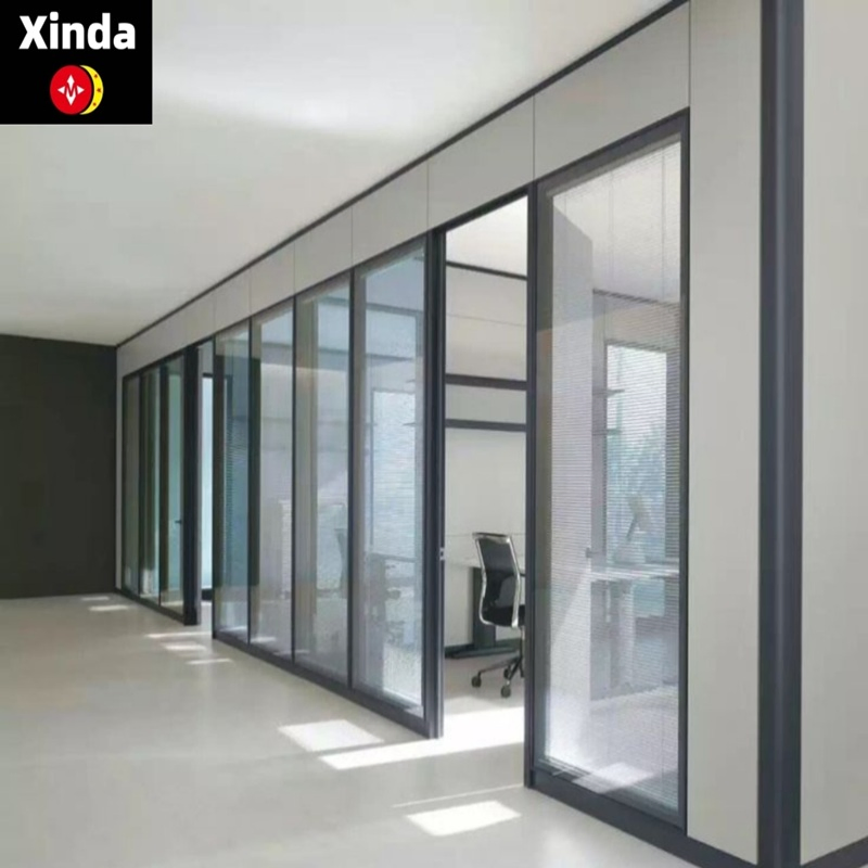 Tempered Glass Partition Walls for Office - Soundproof, Custom Sizes