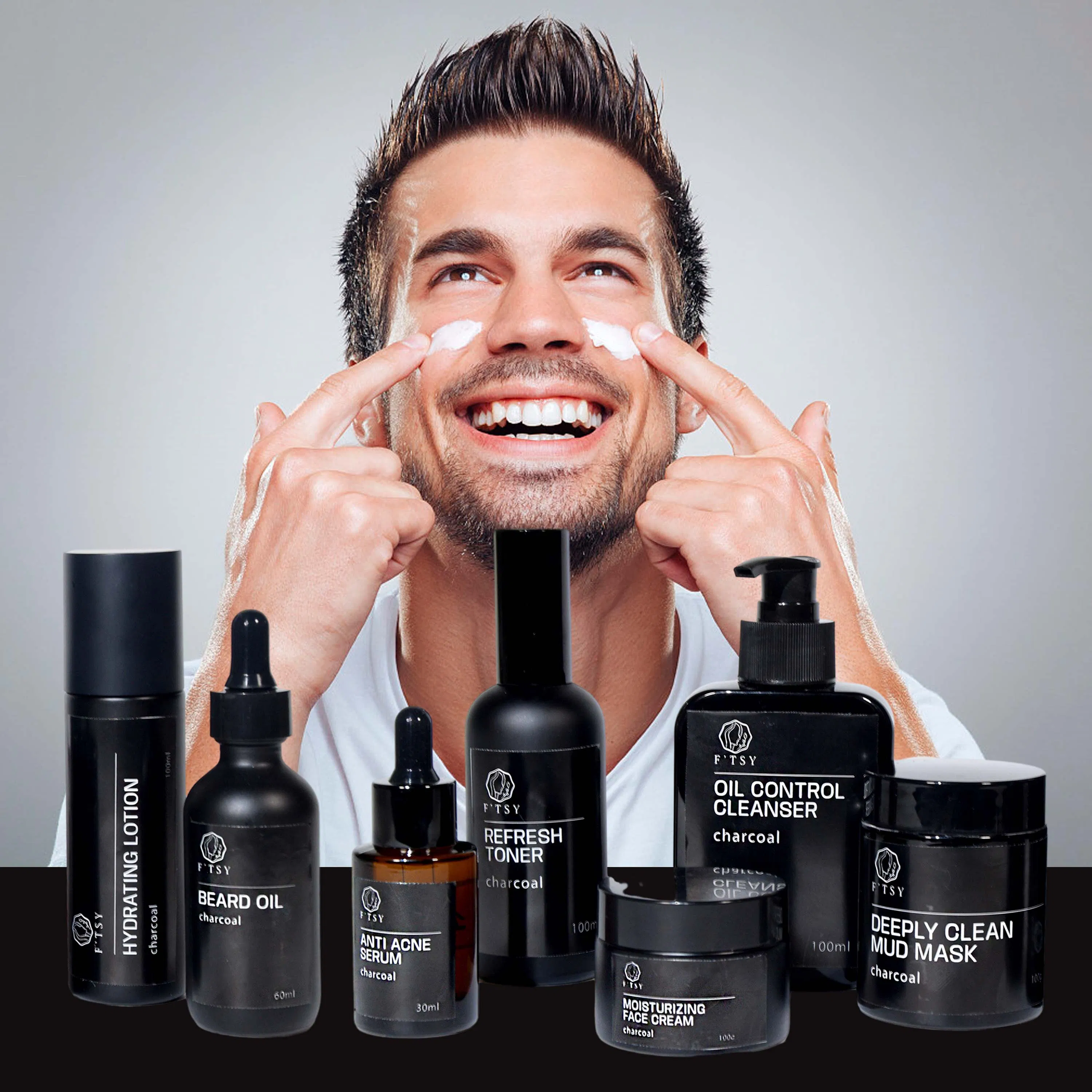Organic Natural Hydrating Moisturizing Men Skin Care Set