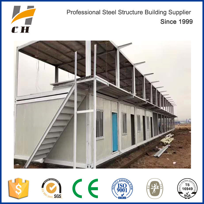 Facotyre Price Cheaper Prefab/Prefabricated 2 Storey Labor Camp Container Office House