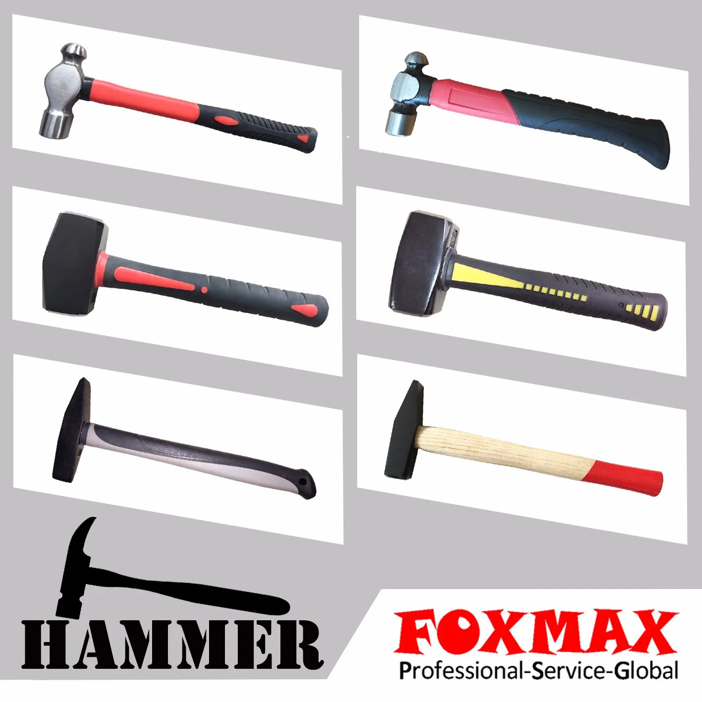 Premium Mason's Hammer with Comfortable Wooden Handle for Precision