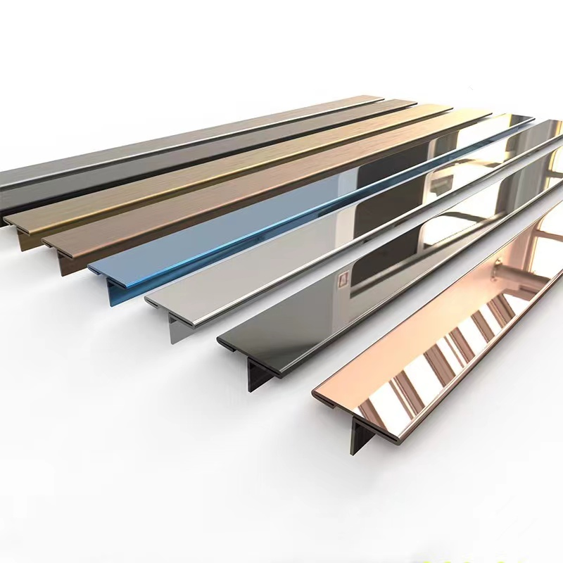 Solid T-Molding T30 Antique Bronze Brushed Wall Decoration Trim