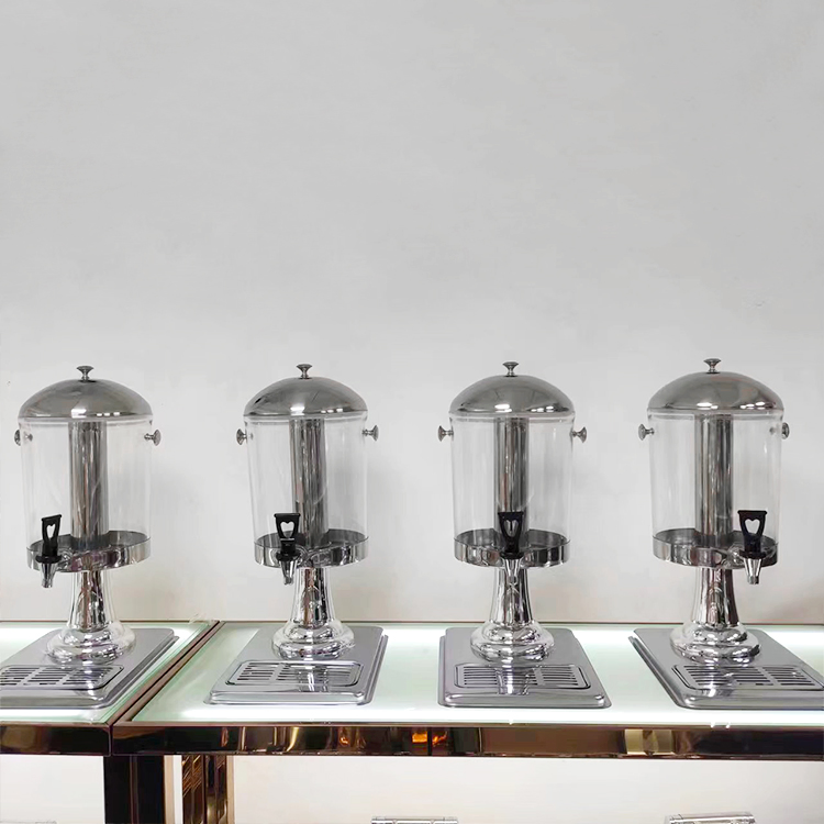 Hotel 8L Stainless Steel Single Juice Drink Dispenser Buffet Juice Dispenser