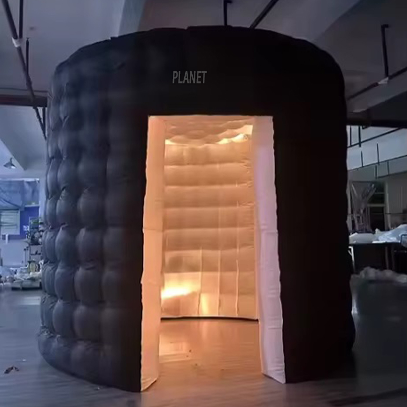 Birthday Party Inflatable 360 Photo Booth Backdrop with LED