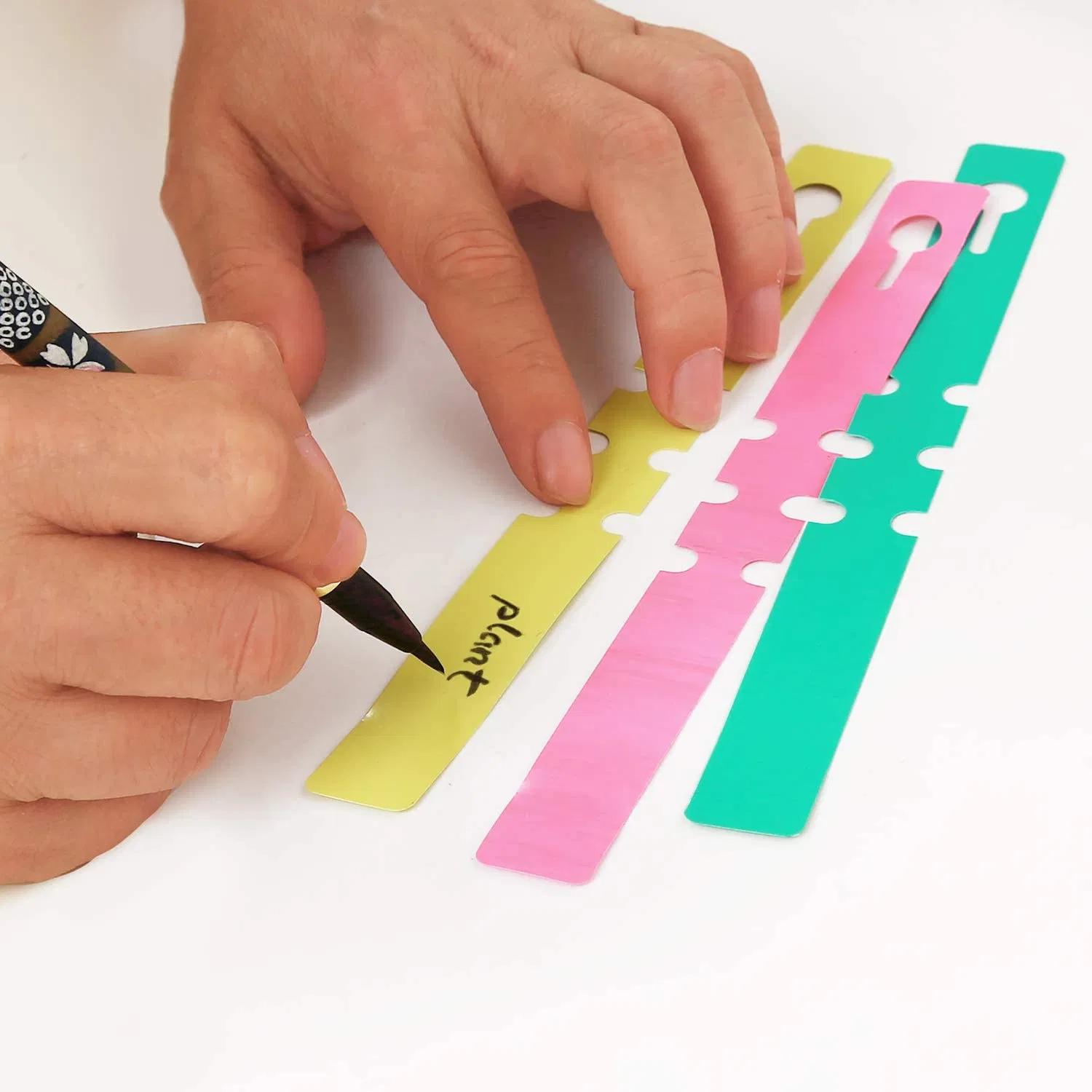 Plant Labels PVC Garden Adjustable Writable Waterproof Packaging Labels