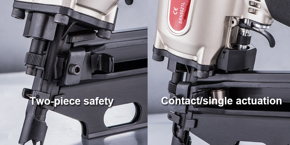 Пневматический гвоздезабивной пистолет SRN9021L для каркаса
