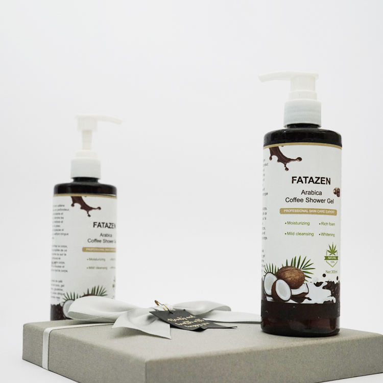 Private Label Skincare Products Natural Moisturizing Whitening Shower Gel Luxury Organic Coconut Coffee Liquid Bath Bodywash
