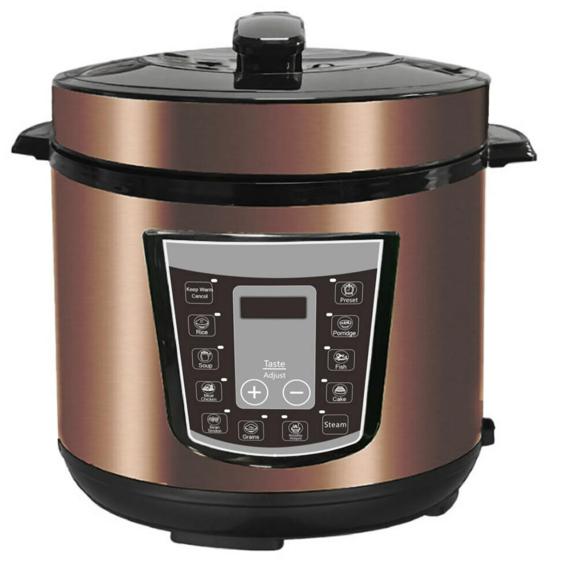 Home Electric Pressure Cooker with Safety Valve Design Non-Stick Inner Pot and Simple Operation