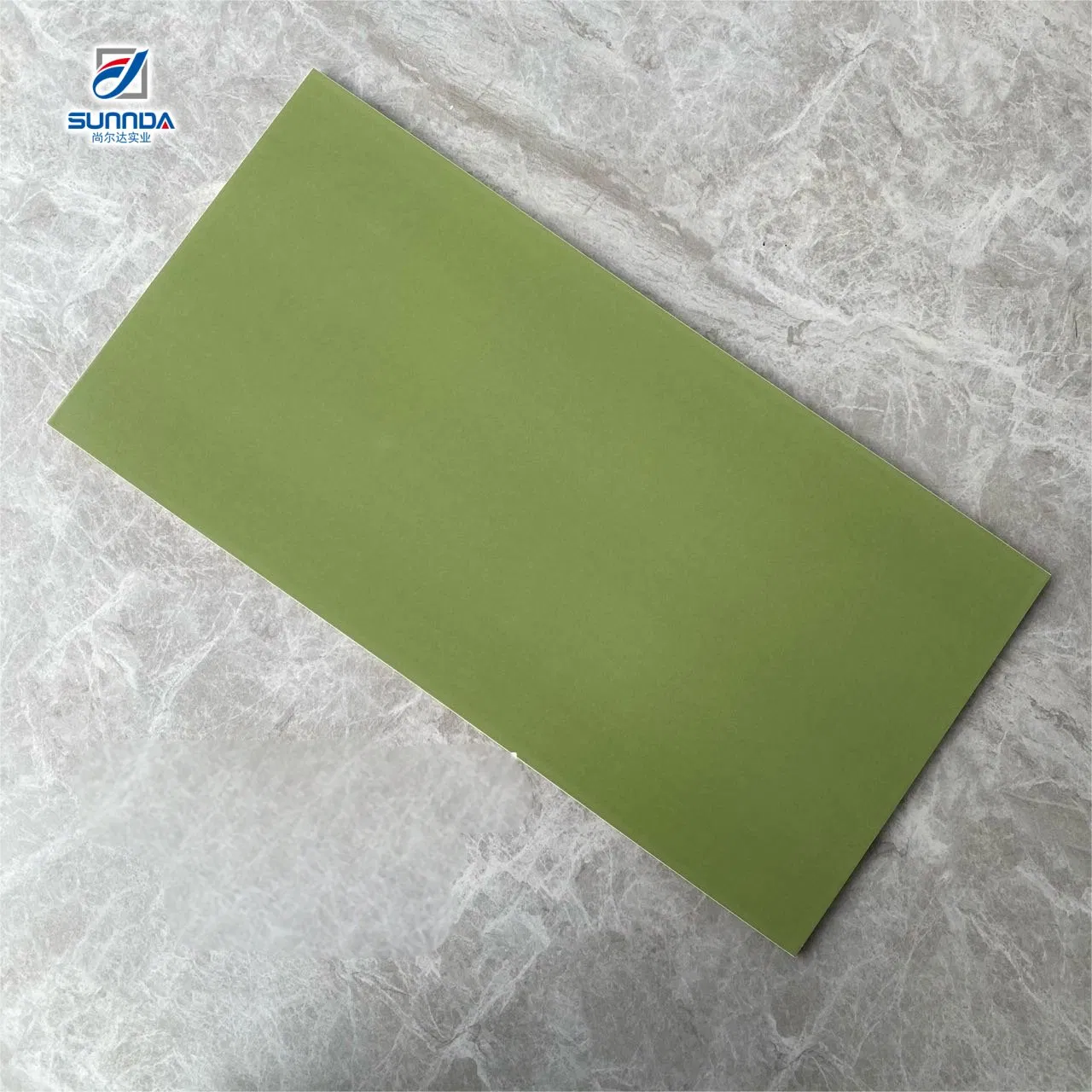 Pure Grey Bathroom Decoration 30X60cm Glazed Glossy Ceramic Wall Tile