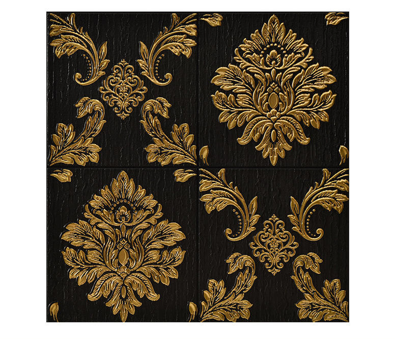 High Quality 6mm Luxury XPE Foam Waterproof Wallpaper 3D Anti Collision Self-Adhesive Removable Wall Sticker