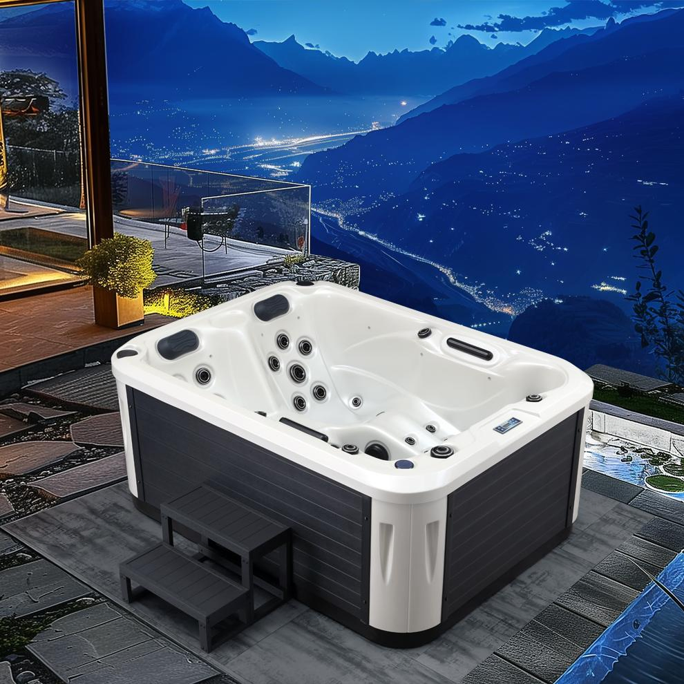 Акриловая гидромассажная ванна для улицы на 3-6 человек