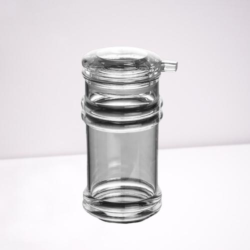 Wholesale Kitchen Utensils Seasoning Bottle Transparent Plastic Acrylic Cruet for Soy Sauce Oil
