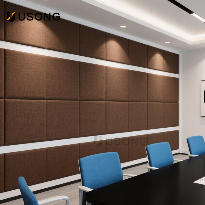Tailored Acoustic Fabric Panels Featuring Custom Coffee Wall Designs