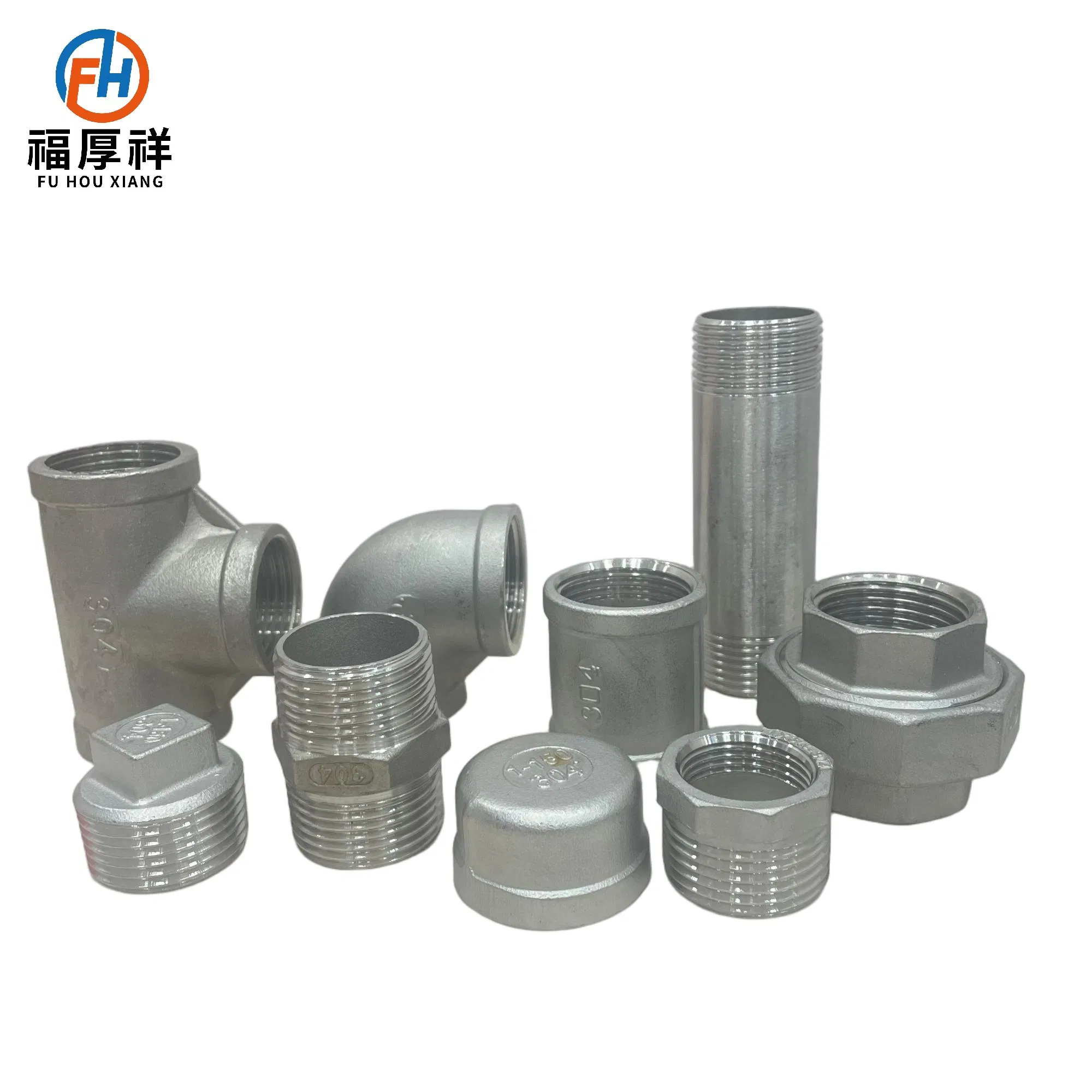 Heavy-Duty Stainless Steel Pipe Fitting Female Threaded Pipe Union Fitting