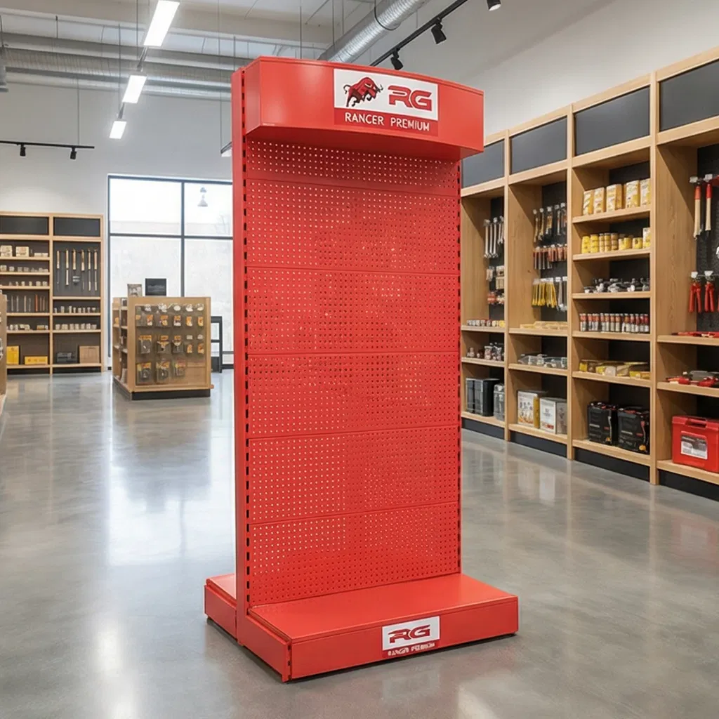 Mingtang Tool Shop Hanging Shelf Metal Pegboard Stand Hardware Display Rack