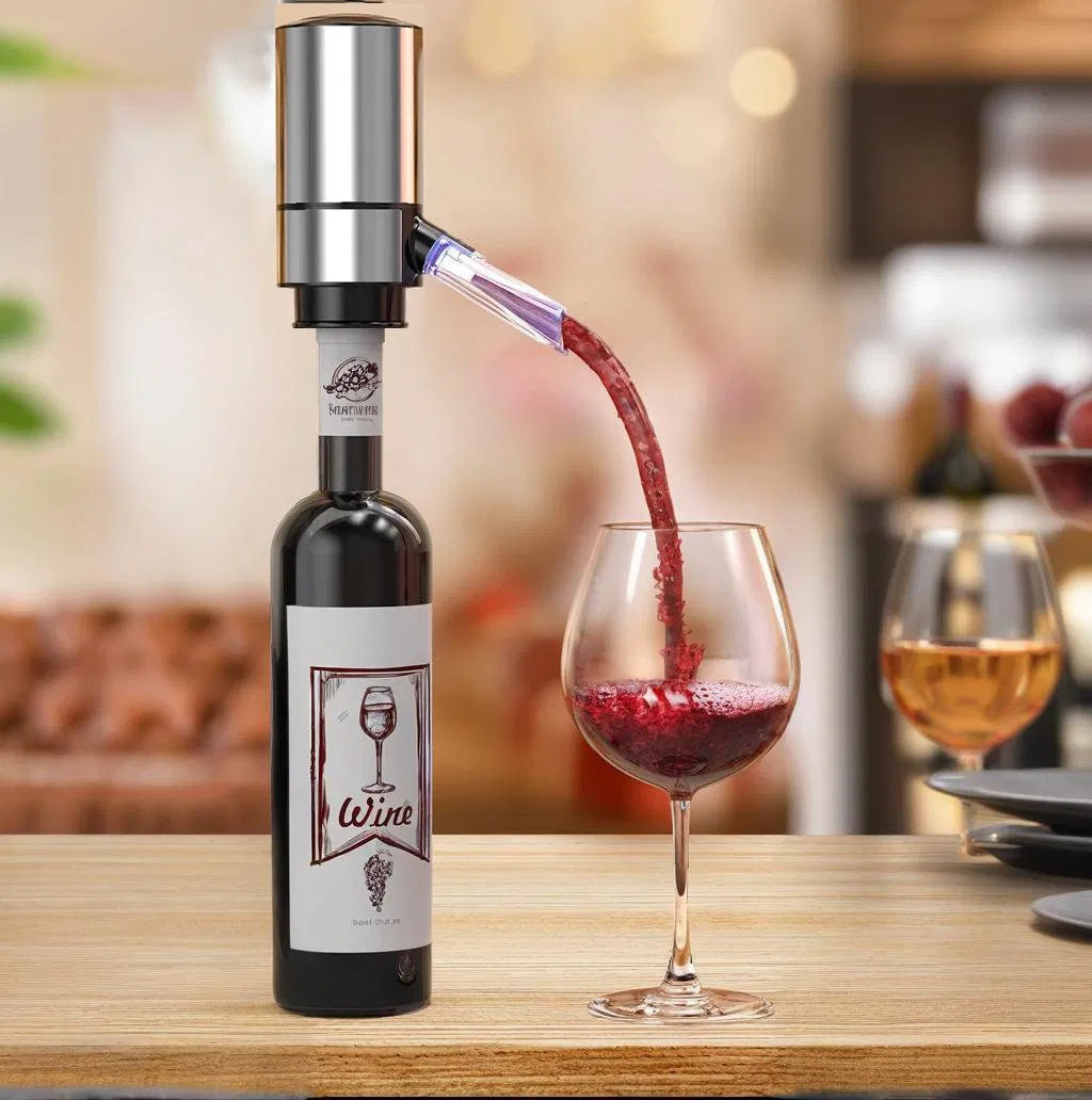 User-Friendly Design Portable Variable Electric Decanter Wine Air Aerator Set for Black Box Black Diamond Black Opal