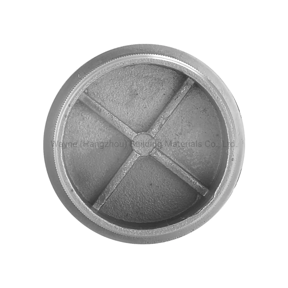 Factory Price with Stainless Steel Stair Handrail Accessories Round Pipe End Cap