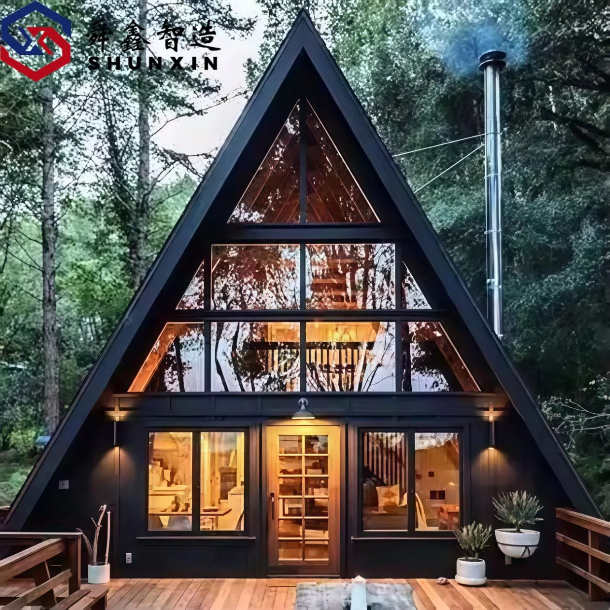 Movable Cabin Glamping Tiny Portable Modular Prefab Container Prefabricated Villa House