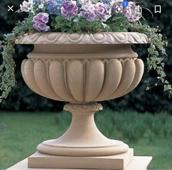Gfrc Planters Manufacturer Customized Shape Garden Pottery Grc Concrete Urn