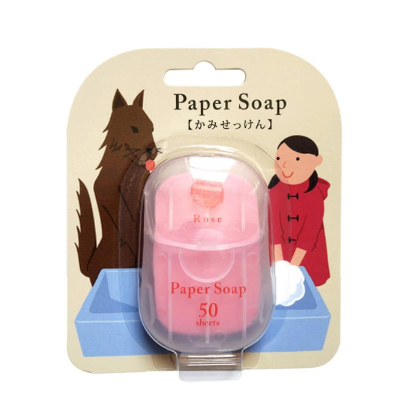 Cleaning Paper Soap Sheets Disposable Portable Mini Soap Paper for Travel