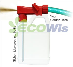 Chemical Mixing Foamer Sprayer Bottle Car Wash Soft Water Hose End Sprayer Foamer