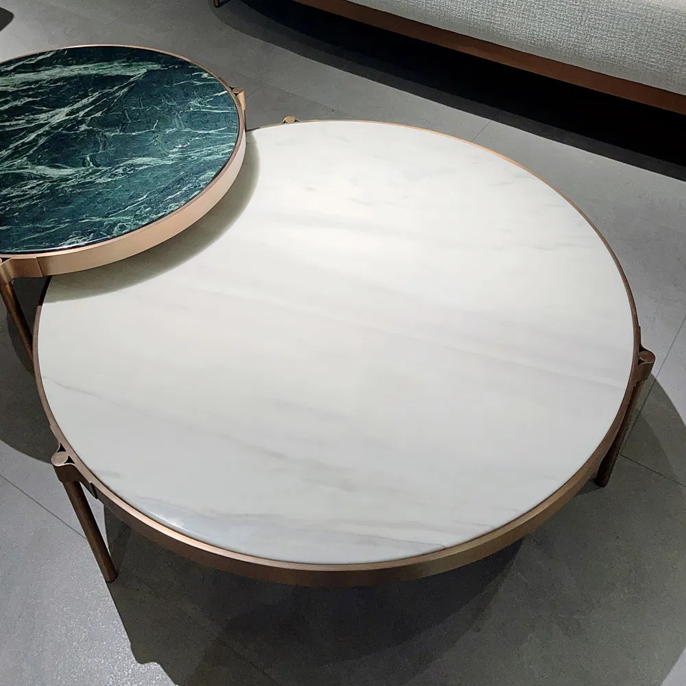 Modern Premium Artificial Stone Coffee Table for Elegant Living Spaces