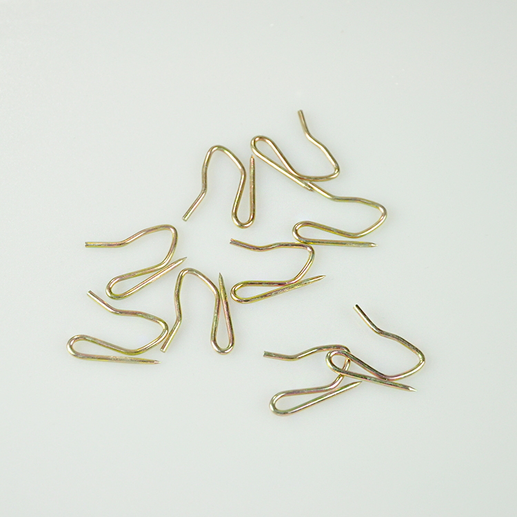 Metal Silver Curtain Hooks Pin-on Drapery Hooks
