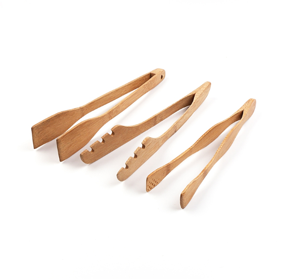Eco-Friendly Bamboo Bread Tongs, Bamboo Bread Clip