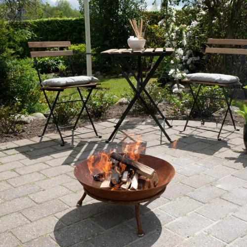Rusty Fire Bowl Corten Steel Fire Pit for Outdoor