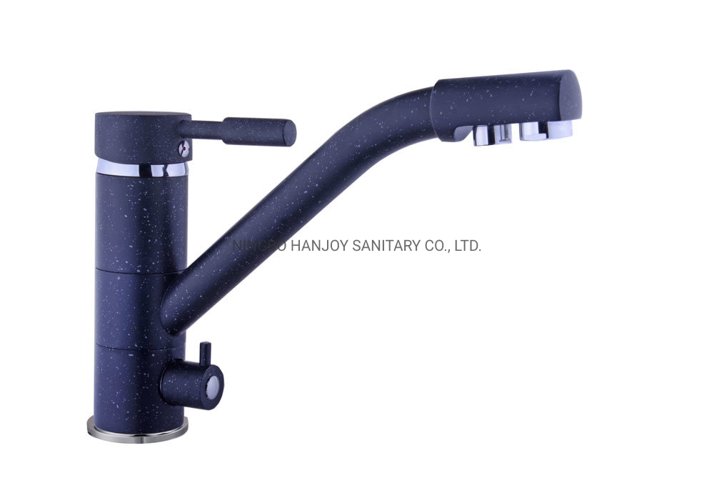 Deck Mounted Drink Water Filter Brass Kitchen Faucet (H22-555)