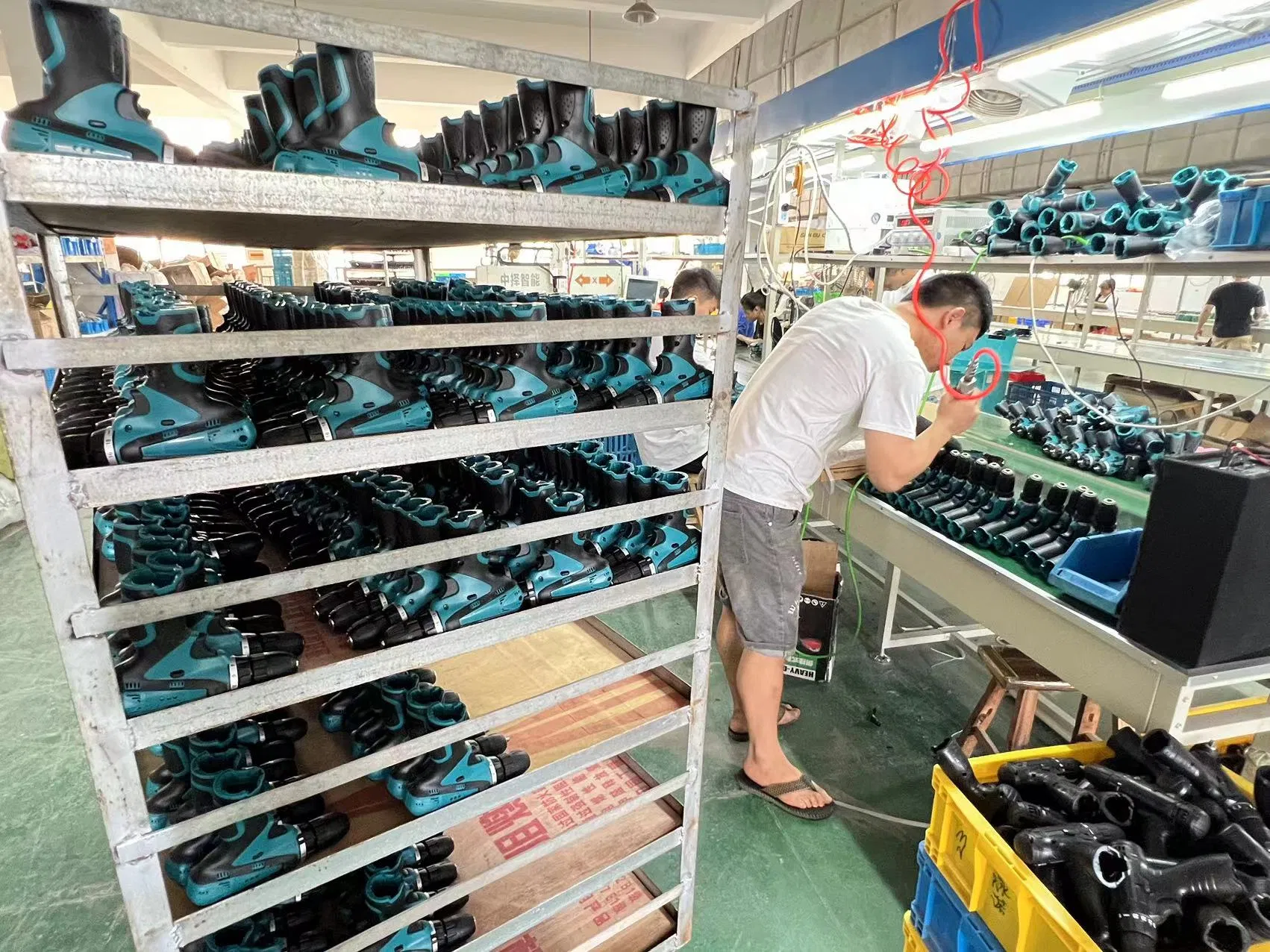 550W Cordless Power Tool Electric Drill Set Box Hand Drilling Machine