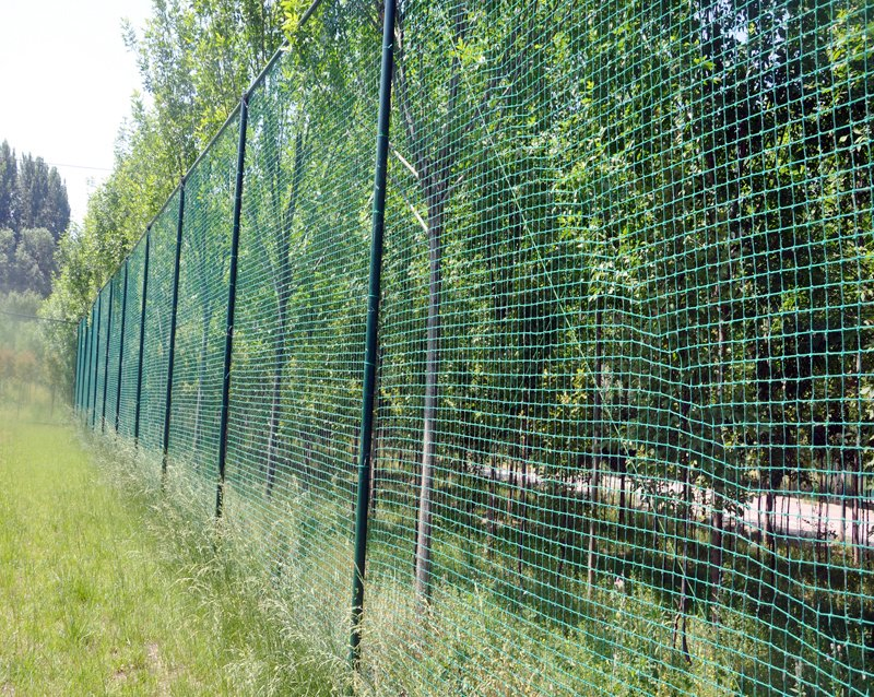 40 mm Mesh PE Knotted Sports Field Barrier Netting for Tennis Court