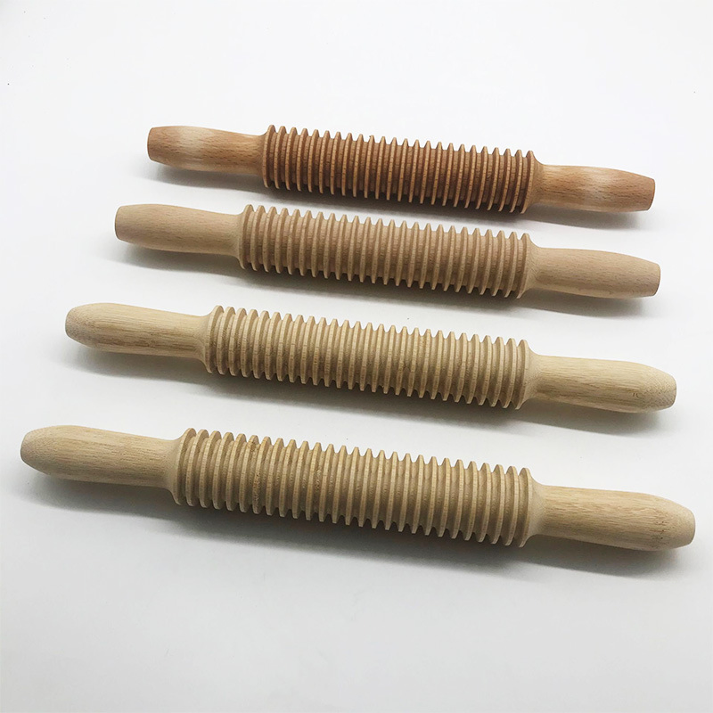 Wholesale High Quality French Custom Adjustable Wooden Dough Cake Mini Rolling Pin for Baking