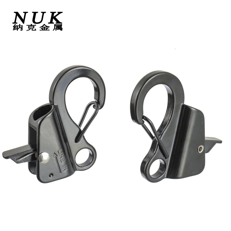 Black Stainless Steel 316 Quick Release Anchor Hook Clip for Boat Anchor Rope