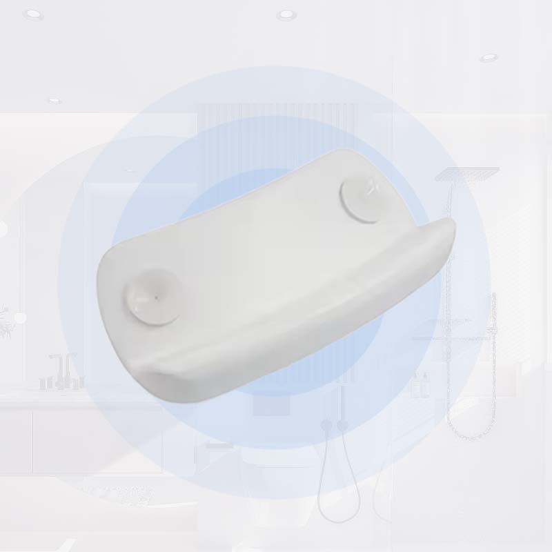 Bathtub Pillow with Suction Cups White Luxury Bathtub Headrest