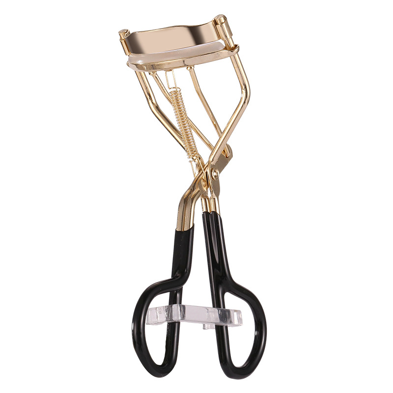 Gold Plating Elastic Fashion Stainless Steel Lash Eyelashes Curl Maquillaje Lashes Eyelash Curler with Spring
