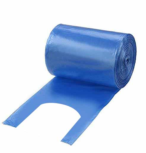 Grocery T-Shirt Fresh Keeping PE Resealable Clear Packing Vest Polythene Bag 30X50cm 25mic Food Grade 500 Count Roll