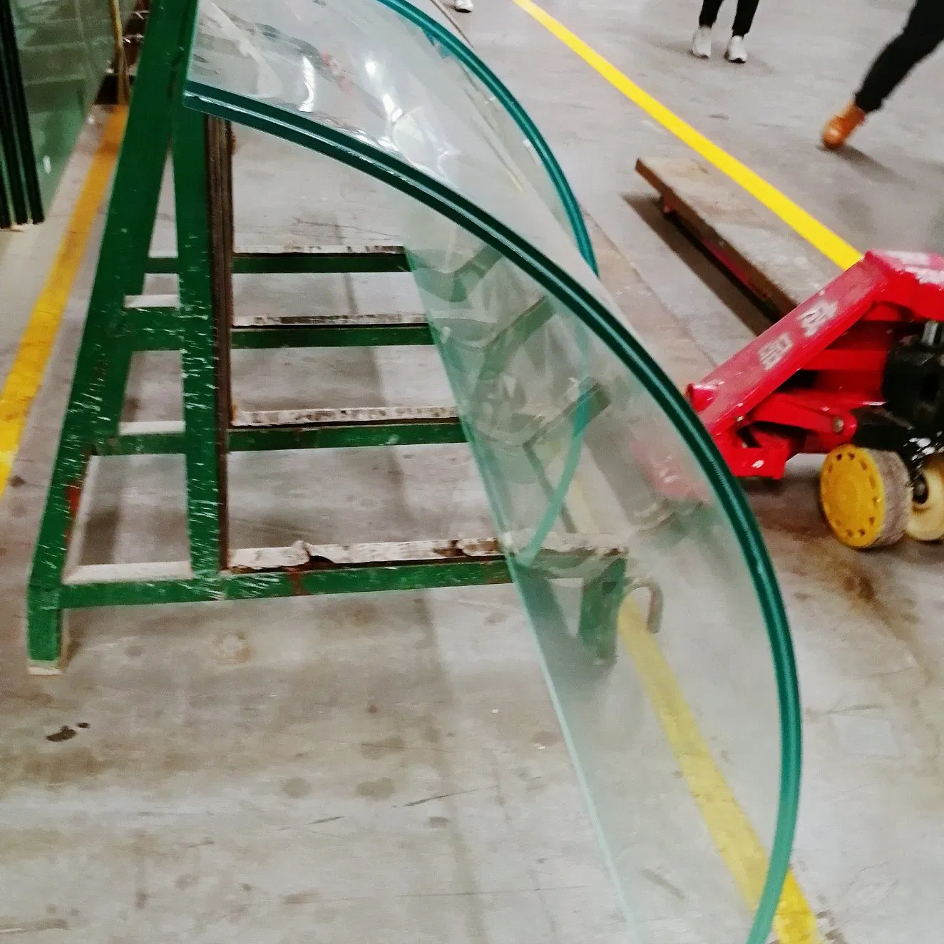 Custom Size Curved Sgp Laminated Toughened Safety Tempered Glass