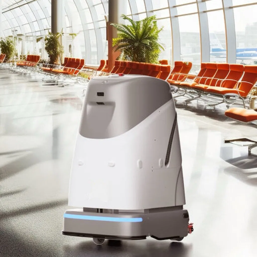 Muka -Sc50 Automatic Scrubber Machine Autonomous Intelligent Robot Floor Scrubber and Mopping