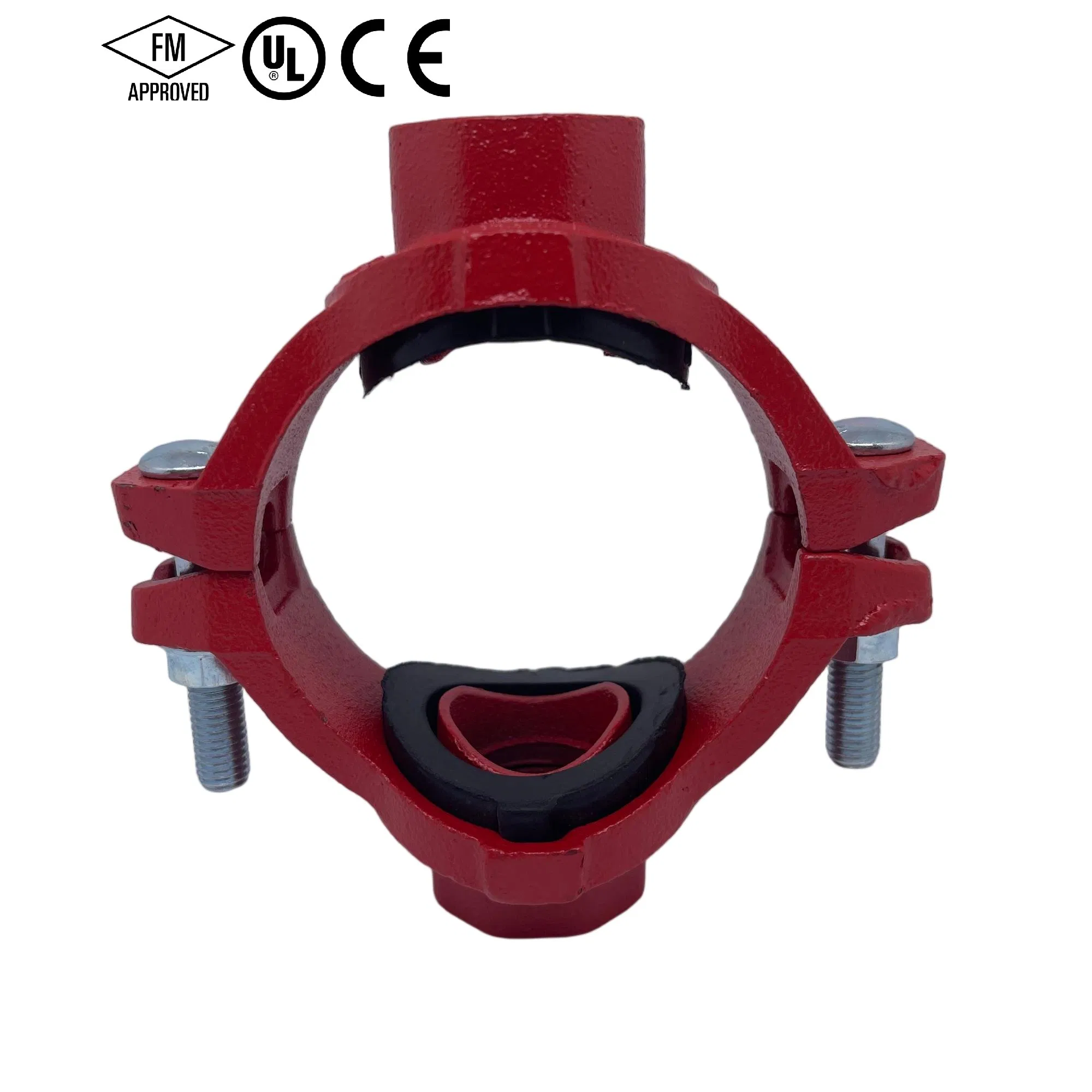 FM/UL Long Lasting Grooved Pipe Fitting for Fire Protection with Anti-Rust Coating