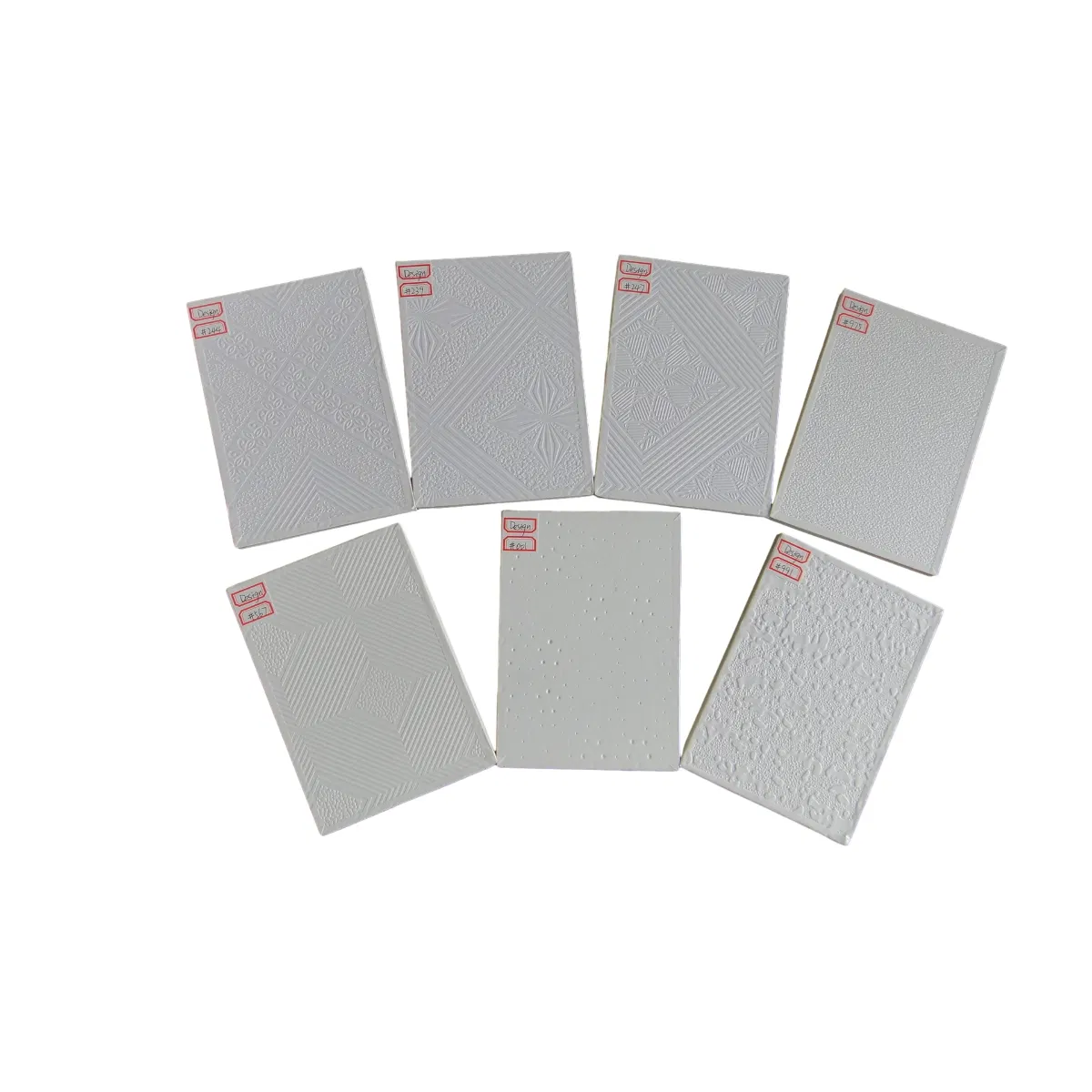 PVC Laminated Gypsum Board with Fireproof Class B1 and Non-Covered Edges