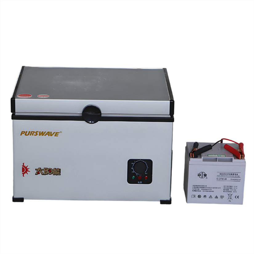 Deep Solar Powered Freezer for Office Use Keep Snacks and Drinks Ice Cold