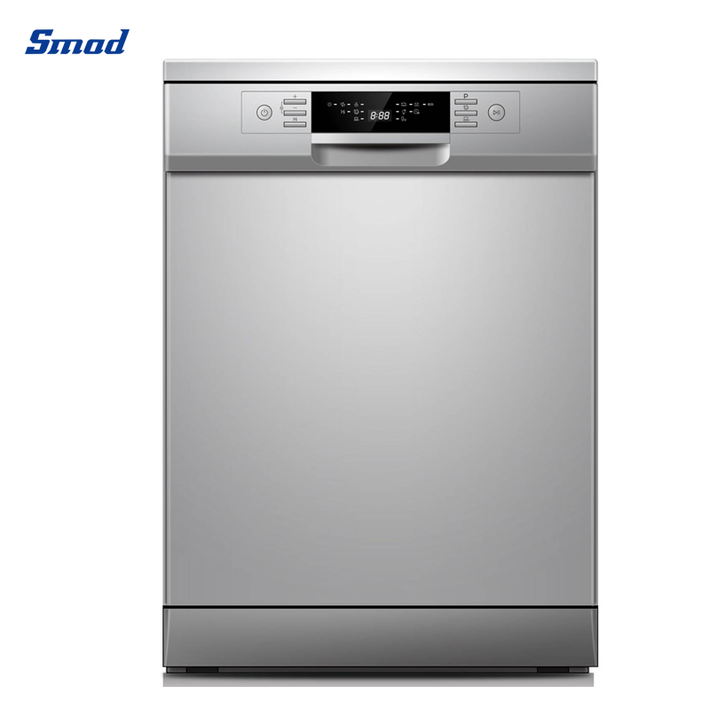 a+++ Kitchen 15set Freestanding Stainless Steel LED Dishwasher