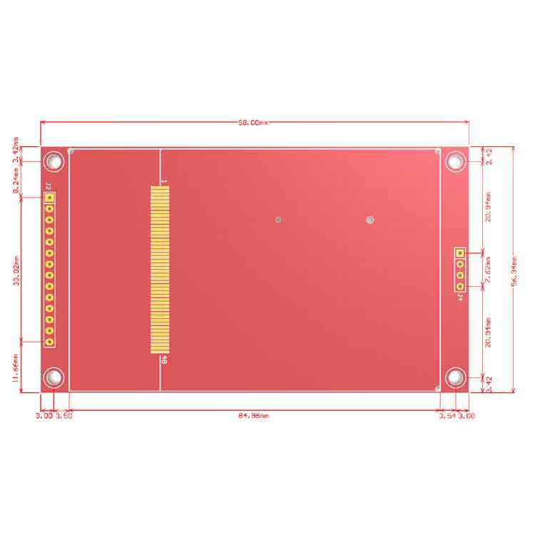 Hot Selling 3.5 Inch Spi Serial LCD Module TFT Screen 480*320 LCD Display with Touch Ili9488