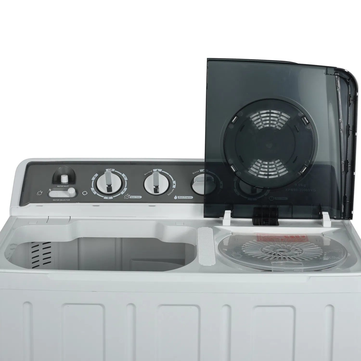 Electric Top Loading 9kg Semi Auto Home Washer Twin Tub Washing Machine